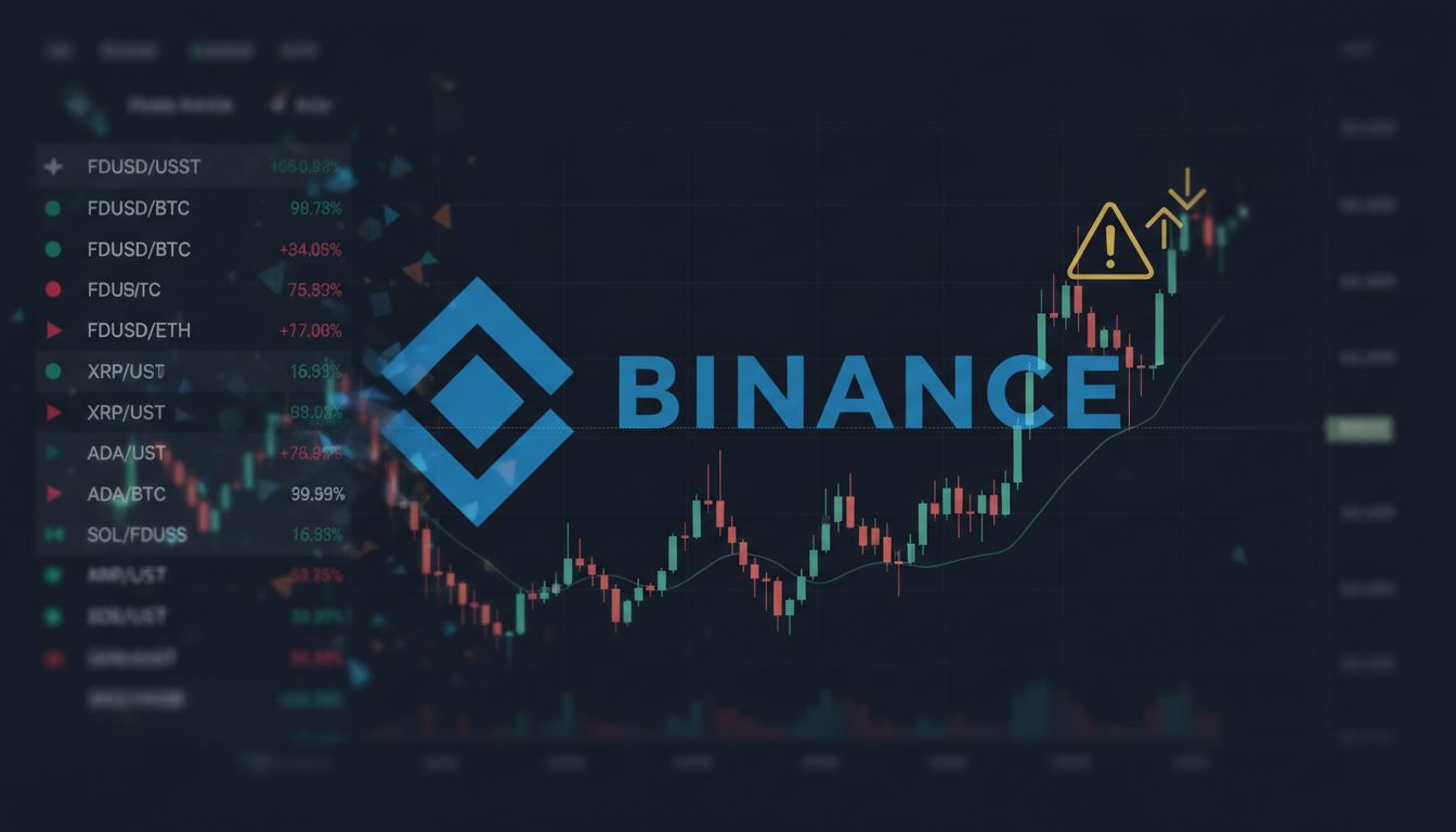 바이낸스, FDUSD 연동 마진 거래쌍 7종 일괄 폐지…레버리지 전략 조정 불가피