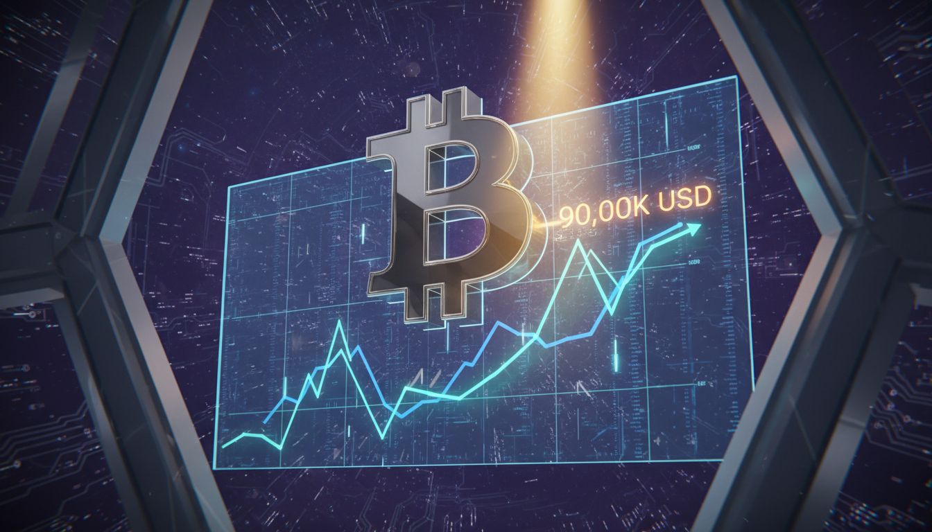 비트코인(BTC), 9만 달러 저항 앞 공방…“2026년 대세장, 최대 60만 달러 전망도”