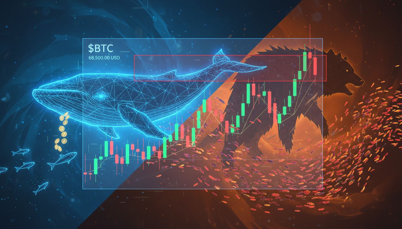 비트코인($BTC), 저항선 돌파 시도…‘고래 매집 vs 개인 이탈’ 시장 분기점 도달
