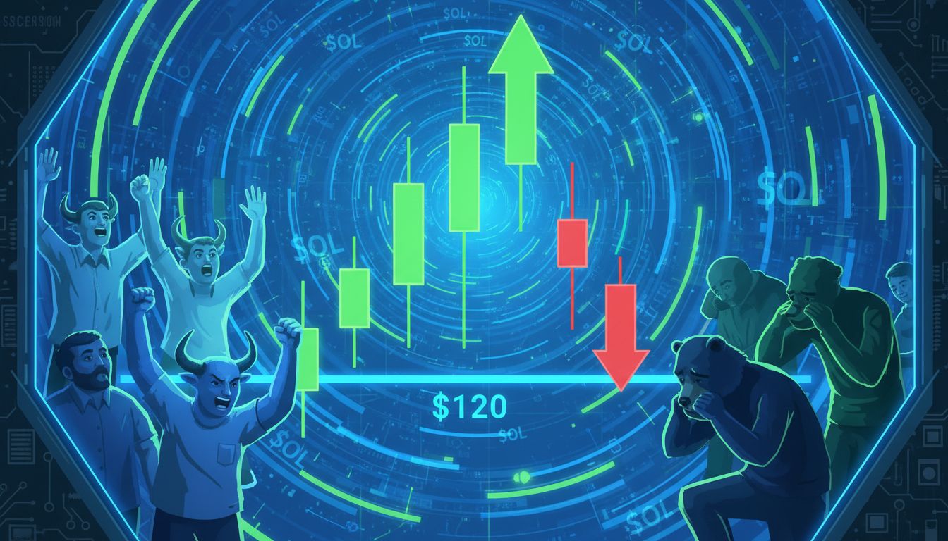 솔라나($SOL), 120달러 지지선 재차 방어…거래량 급증 속 상승 반전 신호