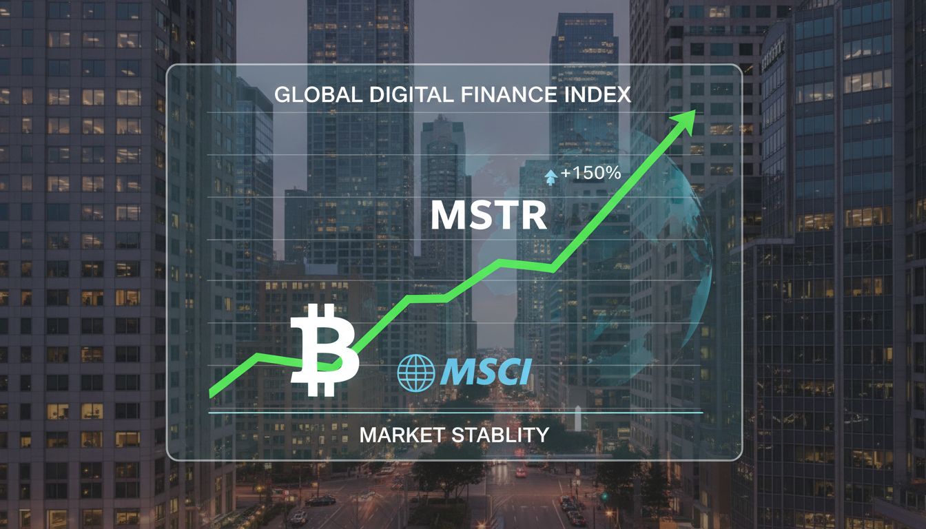 MSCI, 비트코인 보유 기업 지수 잔류 확정…150억 달러 매각 우려 해소