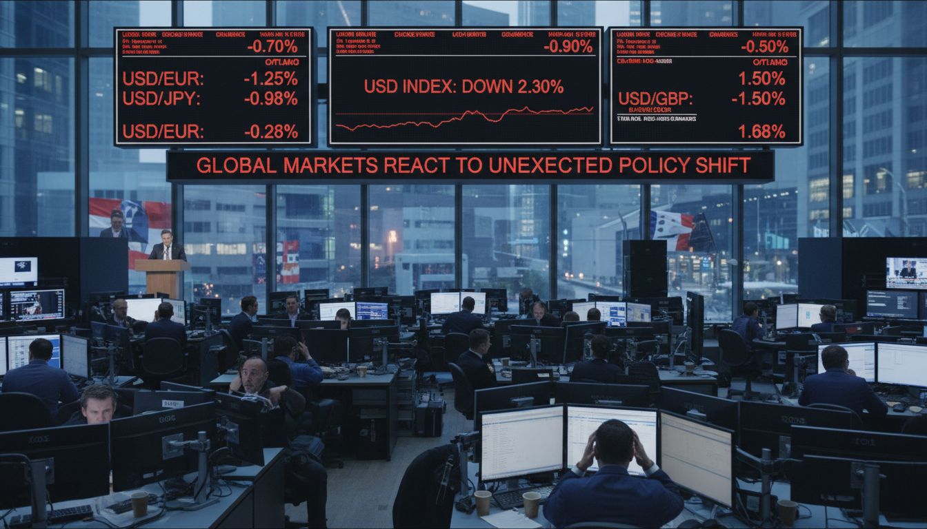 트럼프 정책 불확실성에 달러 7개월 만에 최대 하락…시장, 연준 금리 인하도 주목