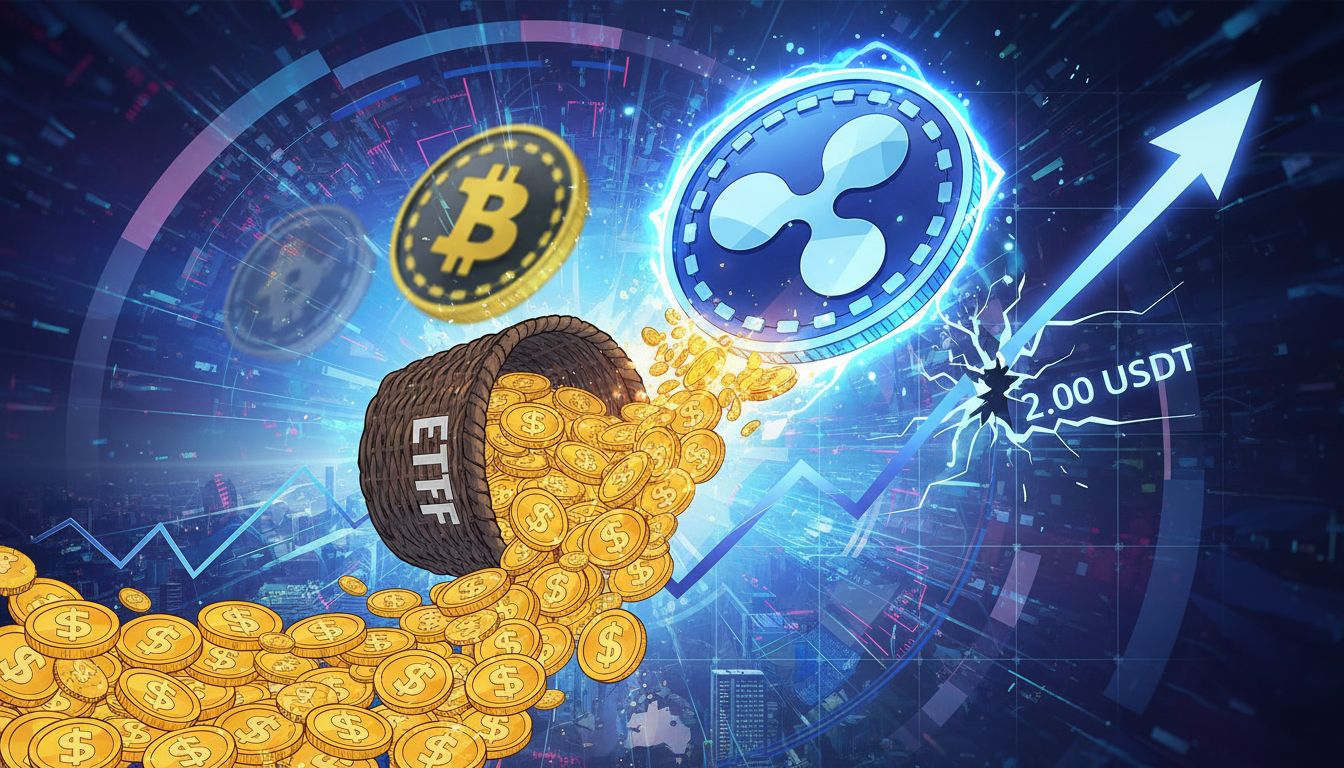 XRP, ETF 자금 유입 속 2달러 돌파…시총 순위도 BNB 제쳐