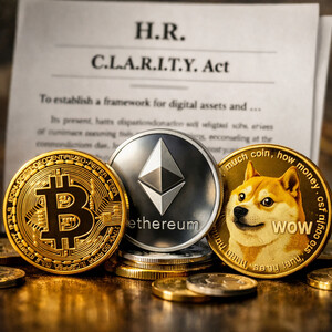 비트코인·이더리움·도지코인, ‘클래리티 법안’ 변수에 흔들…시장 전반 경계감 확대