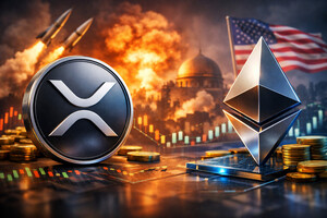 리플(XRP)·이더리움 시세 급락 지속…트럼프의 이란 공격 가능성 커지며 추가 하락 우려