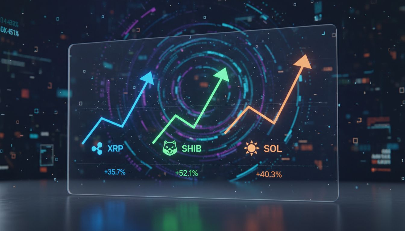 클로드 AI “XRP·SHIB·솔라나, 2026년 전고점 3배 이상 돌파 전망”