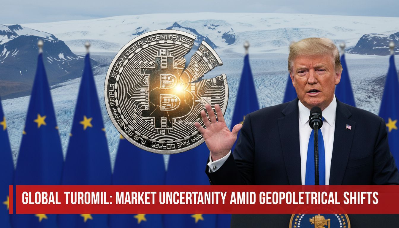 트럼프, ‘그린란드 매입’ 조건으로 EU에 최대 25% 관세 경고…비트코인 $BTC 불안 심화