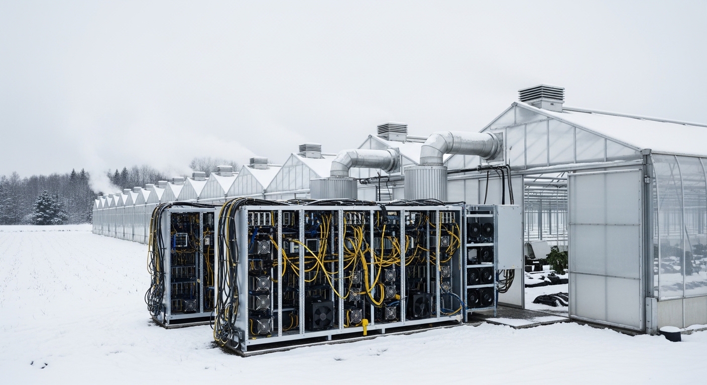 비트코인 채굴 폐열, 캐나다 온실 난방으로 재활용…에너지 효율 실험 본격화