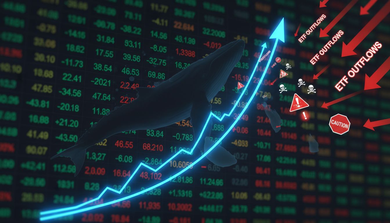 비트코인 상승 뒤엔 ‘수요’ 없다…고래·ETF 동반 이탈, 조정 경고등 켜져