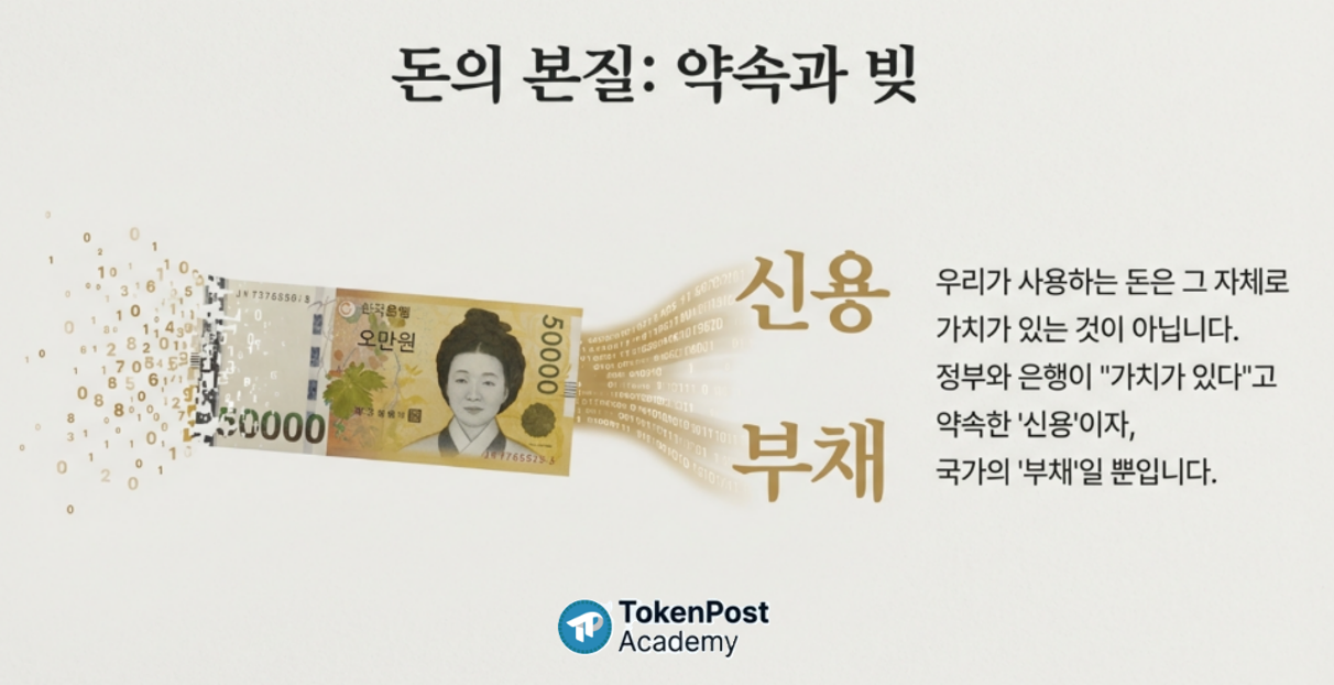 [TP아카데미①] “돈은 실재하지 않는다”… 당신의 현금이 녹아내리는 진짜 이유