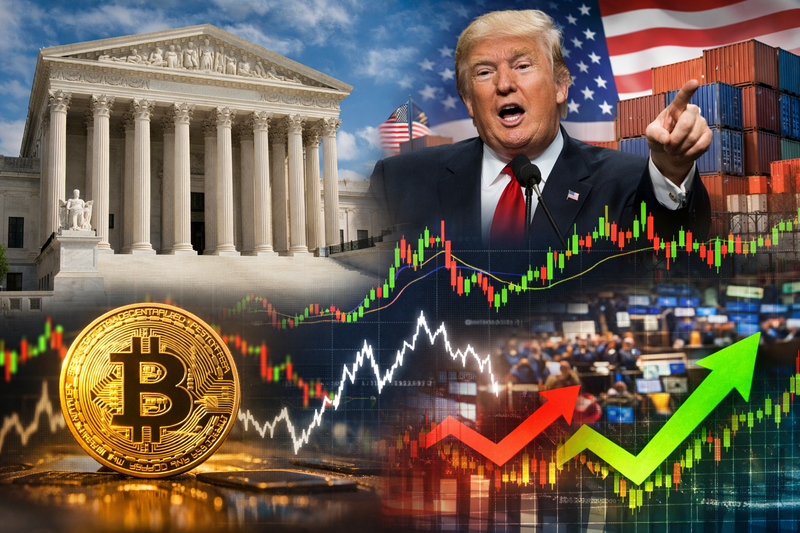 美 대법원 관세 판결 연기에 비트코인 ‘숨 고르기’…14일이 분수령