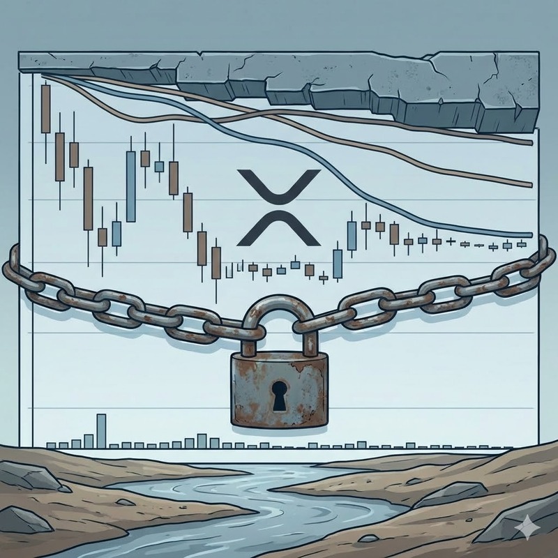 XRP, 거래량 ‘제로’ 수렴…폭풍전야인가 철저한 시장 소외인가