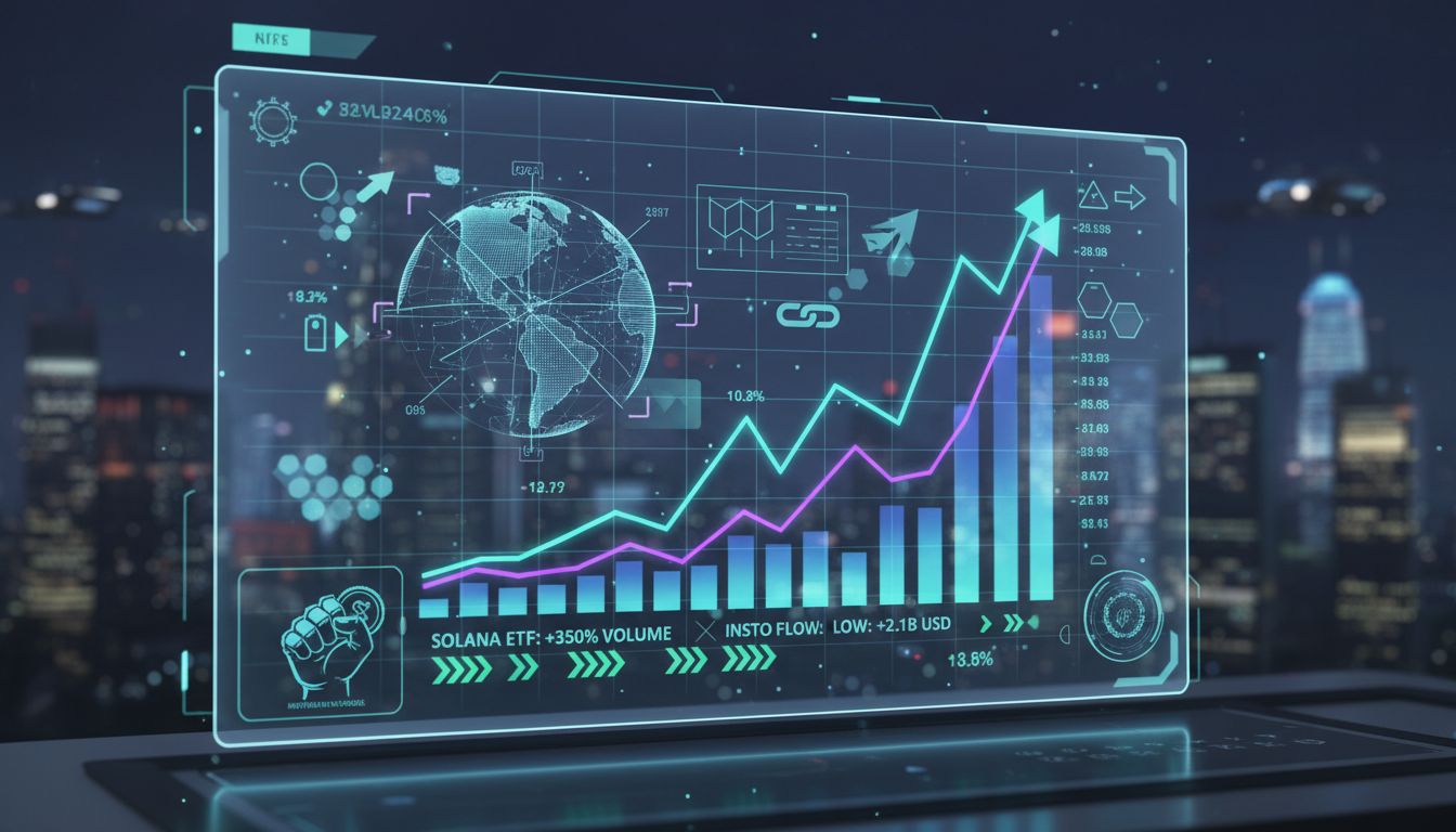 솔라나($SOL) ETF 거래량 하루 만에 3억 달러 돌파…유동성 반등 신호인가