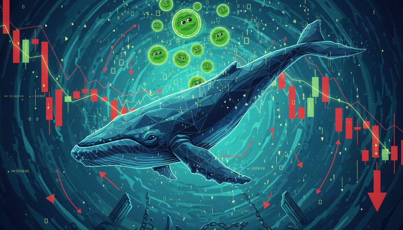 PEPE 고래, 약 7억 원 ‘손절’… 밈코인 열기 속 대형 투자자 이탈