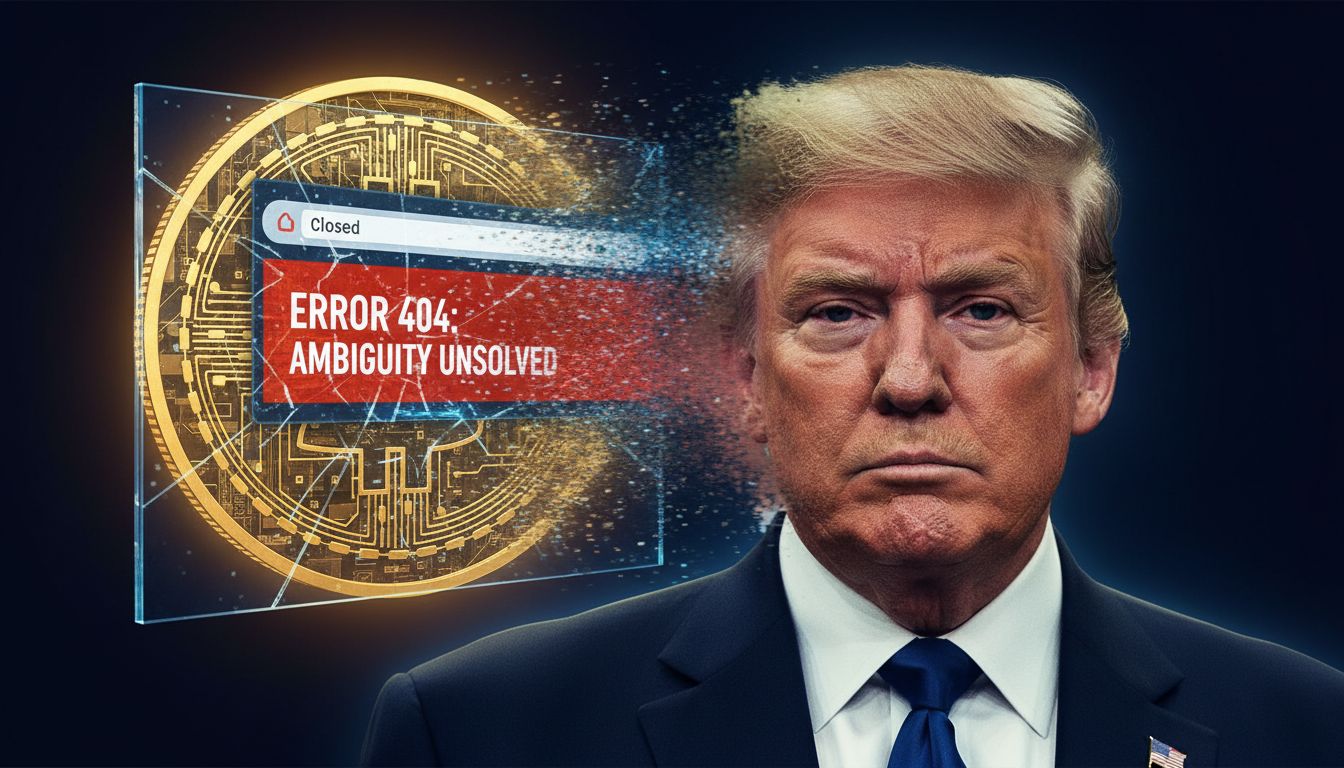 트럼프 ‘친크립토’ 행보에 혼선…관련 페이지 삭제로 신뢰도 우려 확산