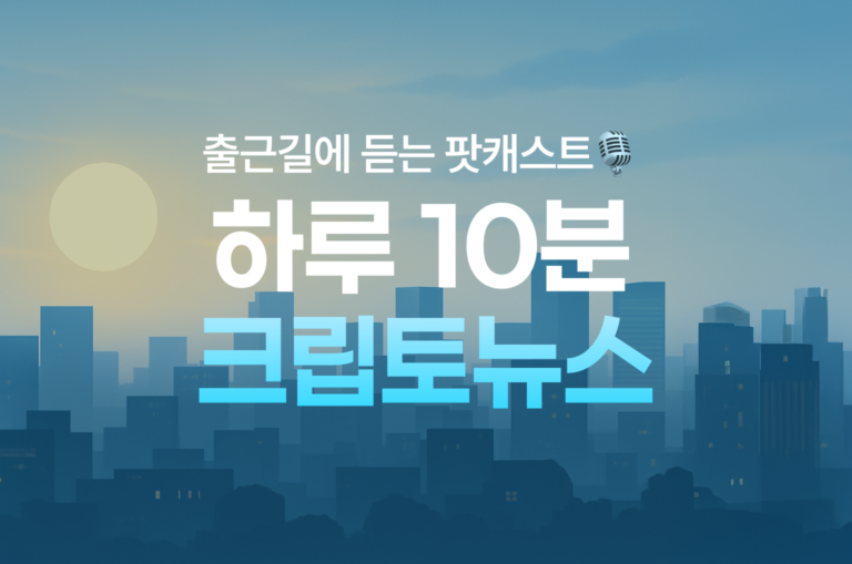 1월 19일 출근길 팟캐스트 — 미국 ‘비트코인 전략 비축’ 본격 추진…시장 혼조세 속 알트코인 강세