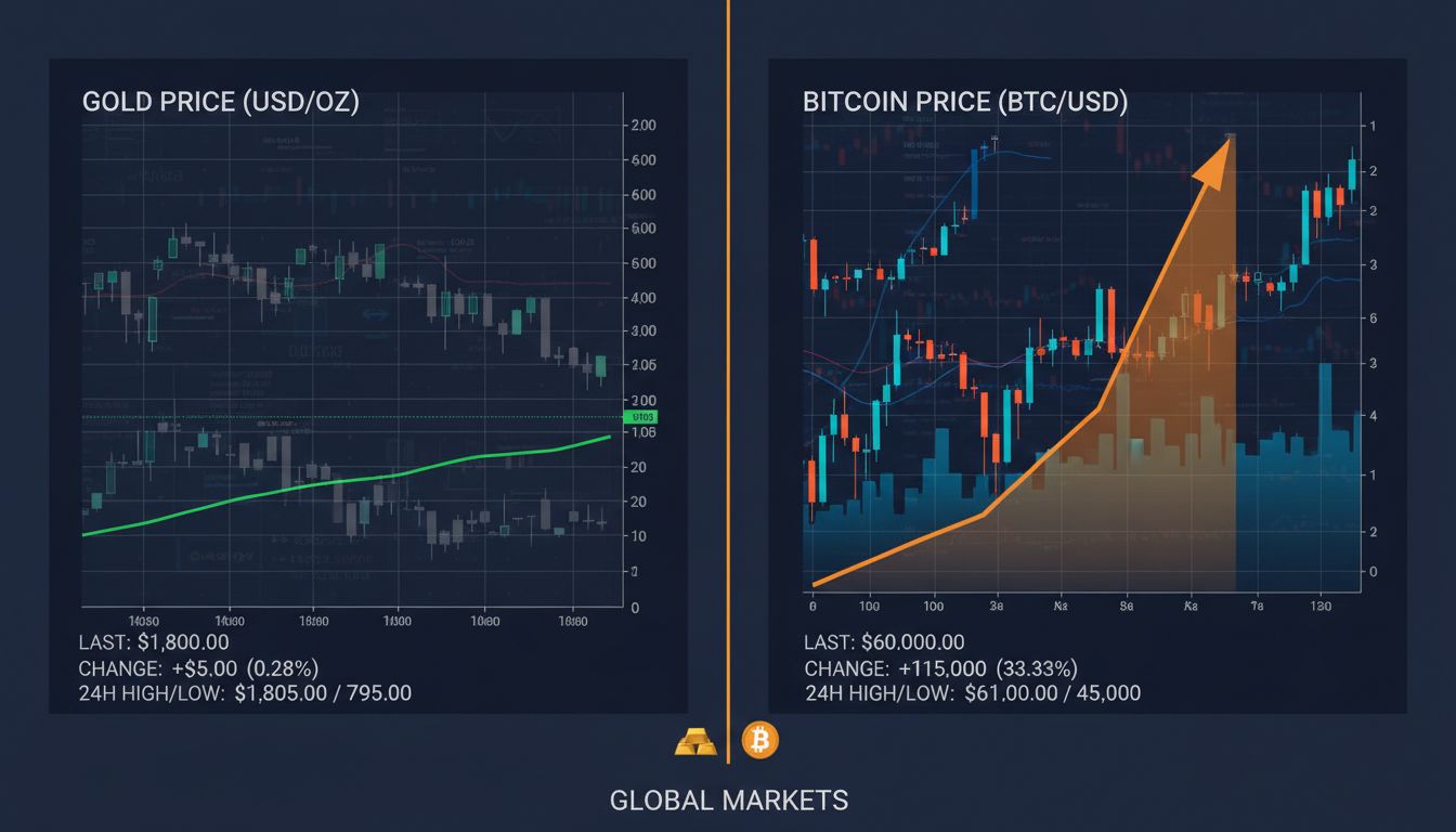 비트코인-금 ‘자금 회전’설, 온체인 분석가 “연동성은 과대평가”