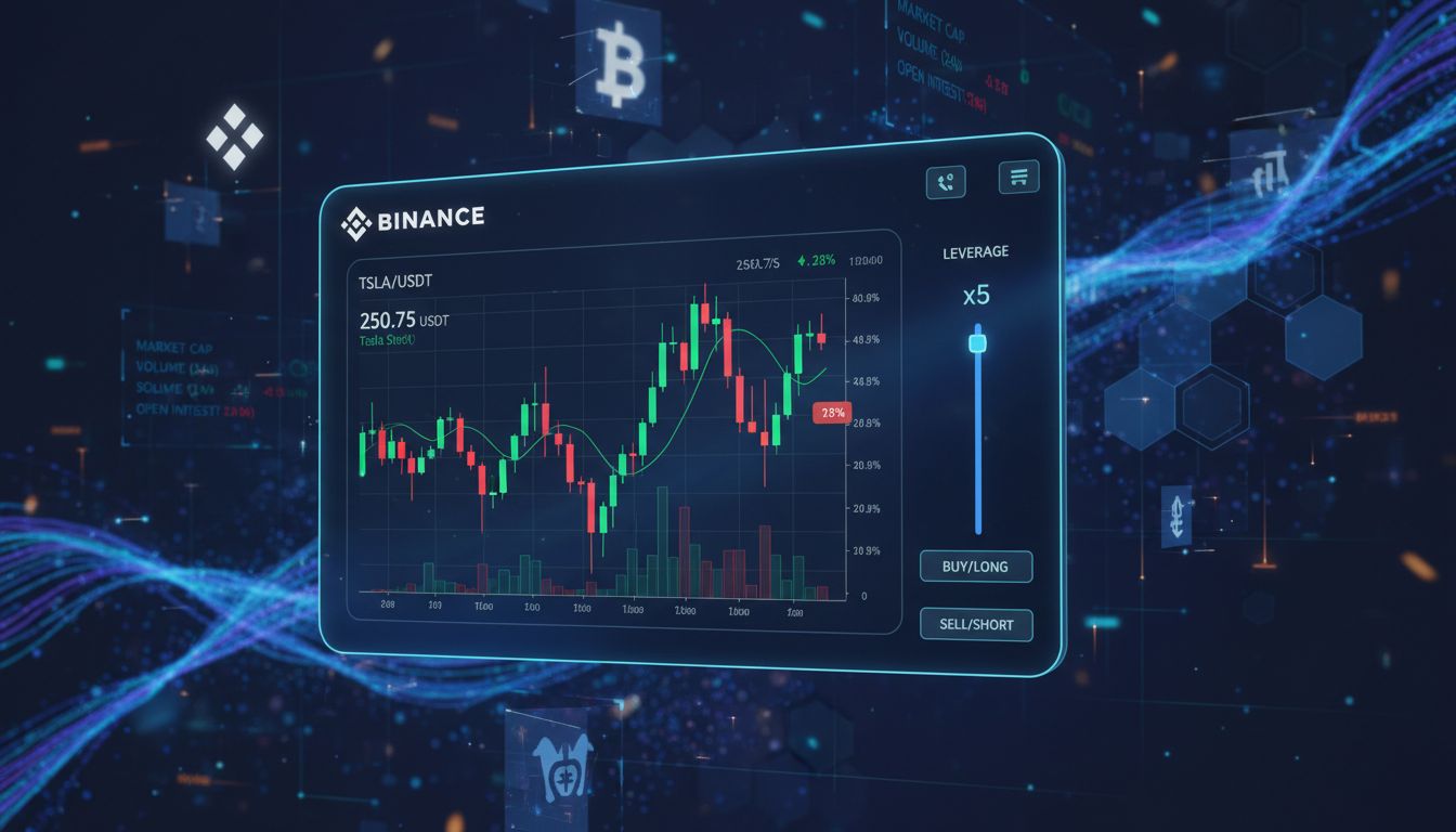 바이낸스, 테슬라 주가 연동 무기한 선물 출시…최대 5배 레버리지 제공