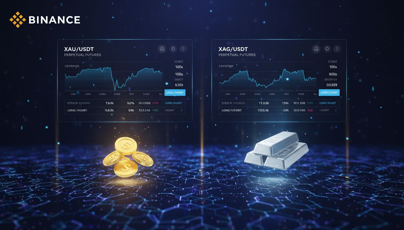 바이낸스, 금·은 기반 무기한 선물 출시…크립토와 전통 금융 다리 놓는다