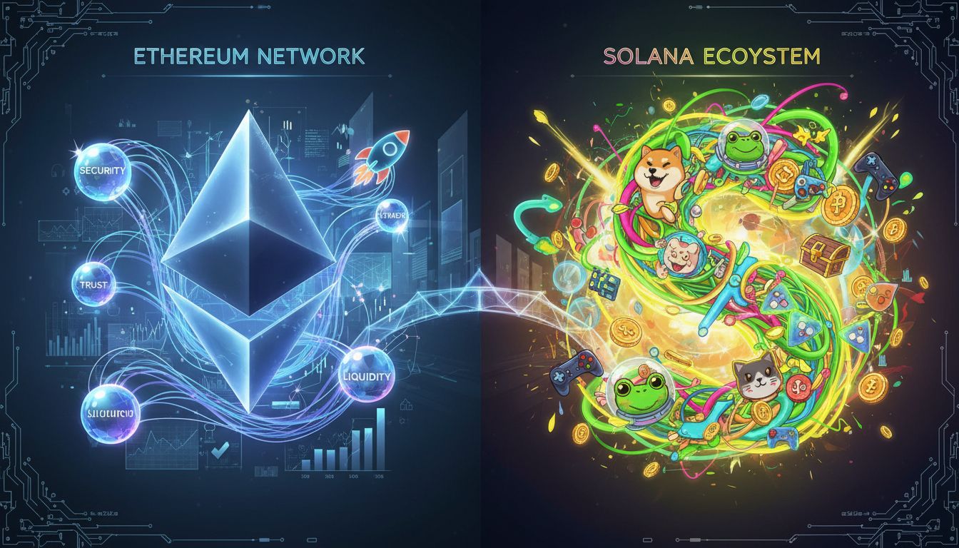 “기관투자자, 이더리움 선택 중”…신뢰·보안서 솔라나 압도