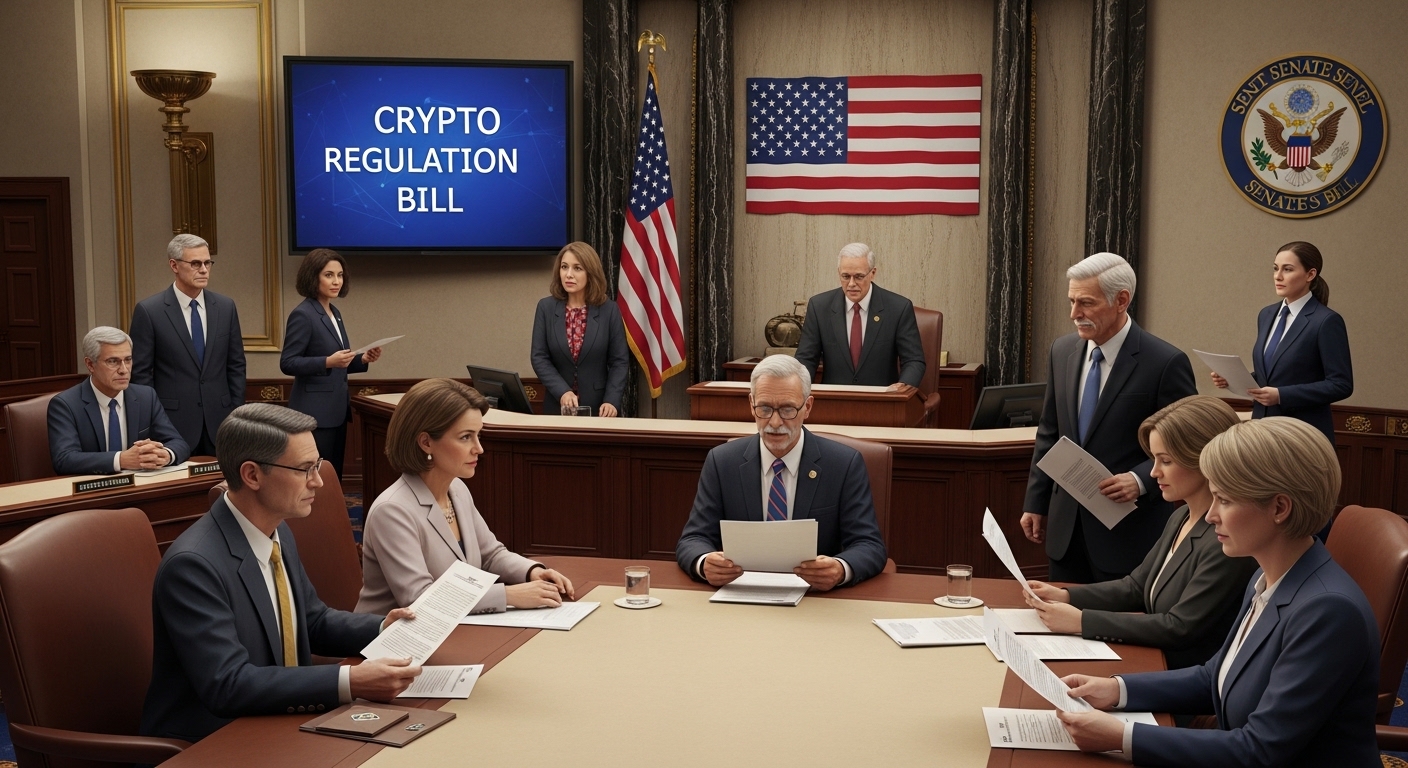 23대 23 부결 직전 통과… 美 상원, ‘암호화폐 시장 규제법’ 본회의 간다