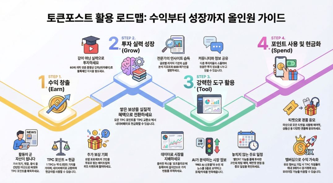 토큰포스트, Web3 올인원 플랫폼 도약…종합 가이드 및 멤버십 공식 론칭