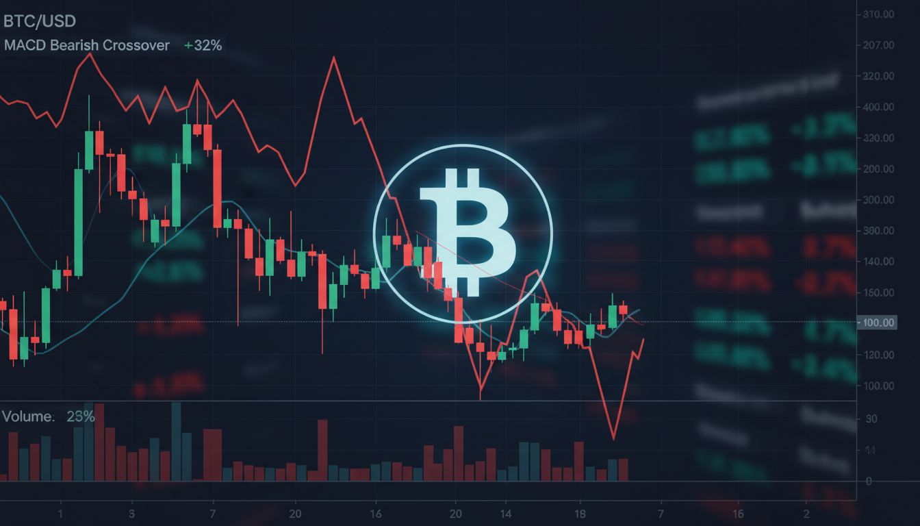 비트코인 MACD, 사상 최저치 경고…지지선 붕괴 시 6만 9,230달러까지 하락 가능성