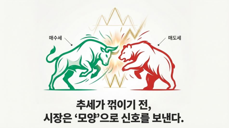 [TP 아카데미 ⑫] “무릎에 사서 어깨에 팔아라”… 차트 패턴이 알려주는 고점 신호