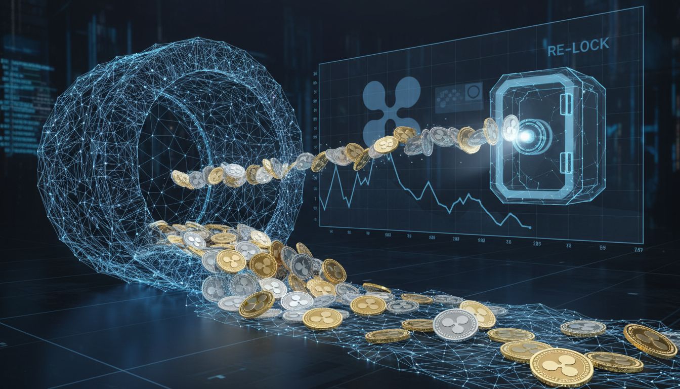 리플, 새해 10억 XRP 락업 해제…시장 충격 줄인 ‘7억 재잠금’