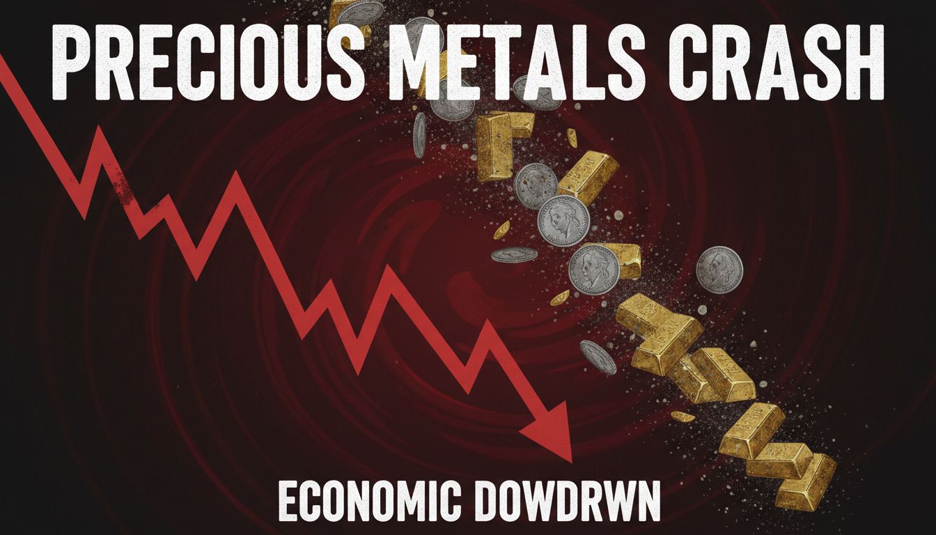 1.8조 달러 증발… 은 하루 만에 35% 폭락, ‘금도 12% 급락’