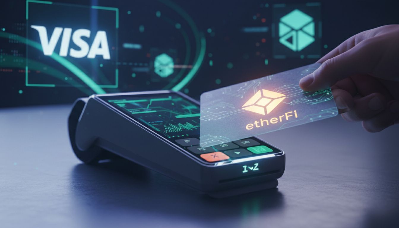 비자 지원 암호화폐 카드 결제 525% 급증…EtherFi가 절반 차지