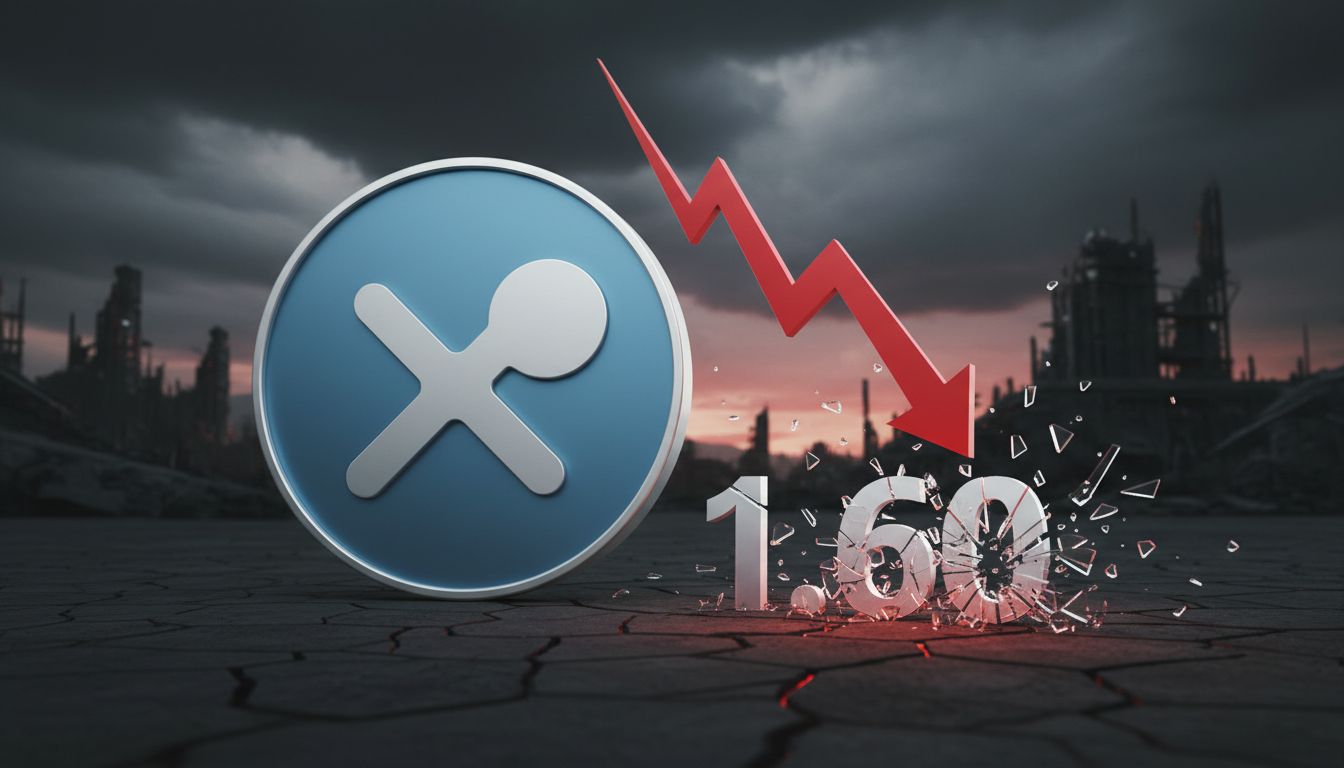 7,000만 달러 롱 청산… XRP, 1.60달러 붕괴 임박하나