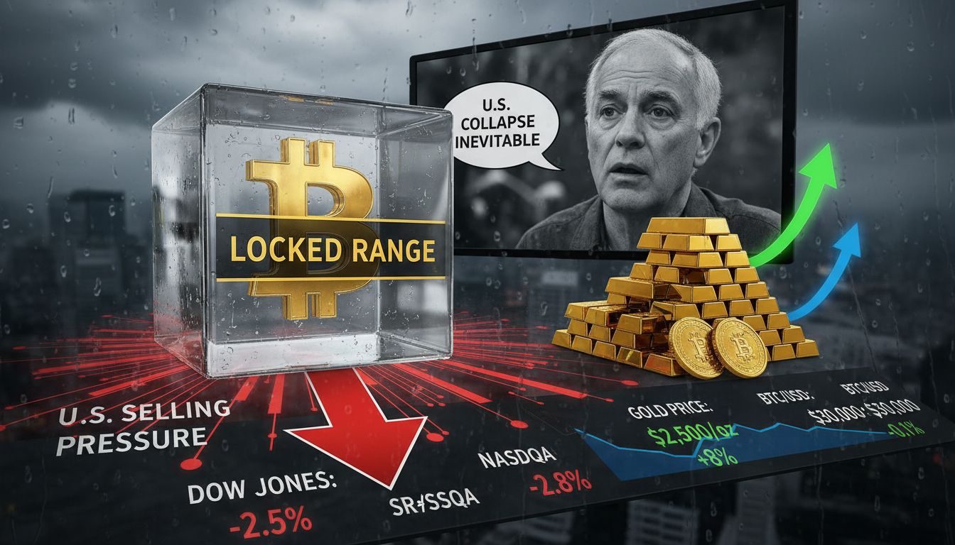 비트코인, 두 달간 박스권 정체…달리오 ‘미국 붕괴 단계 진입’ 경고 속 흔들리는 디지털 금 내러티브