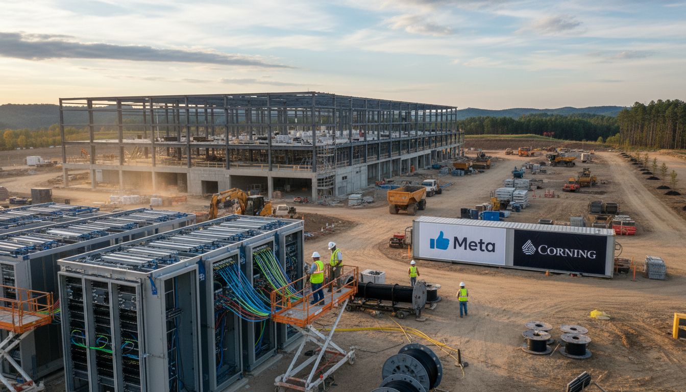 메타, 코닝과 8조 원 규모 광섬유 계약…미국 내 AI 인프라 확장 본격화
