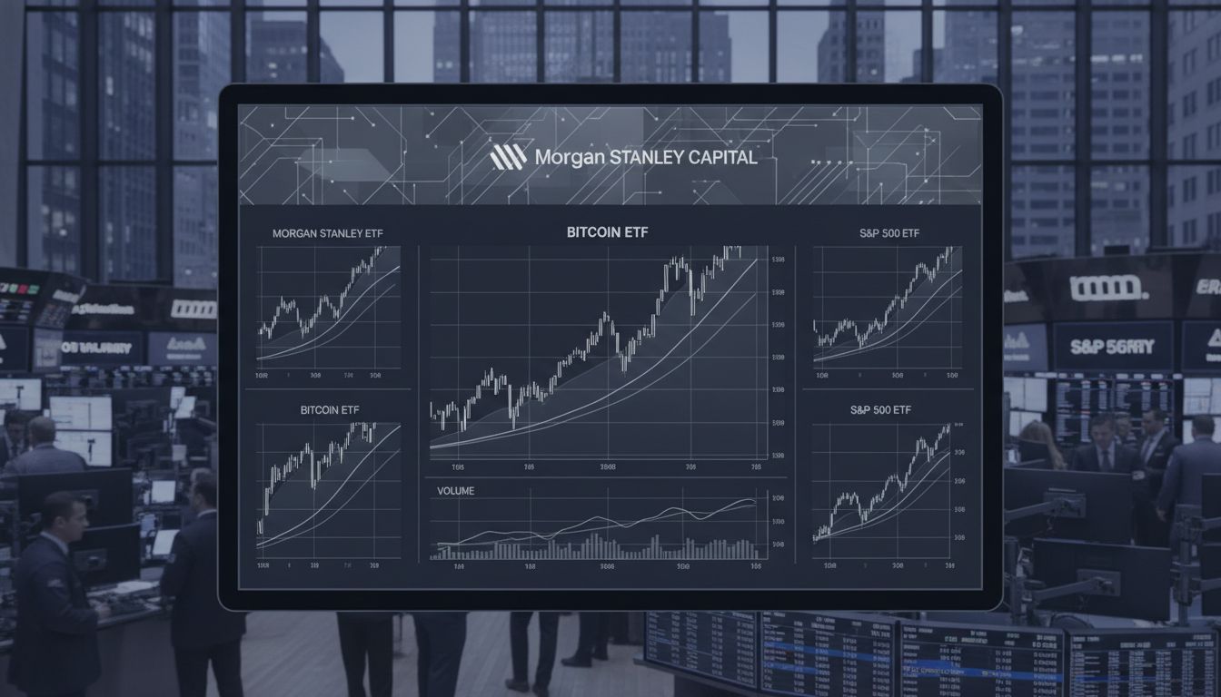 그레이스케일 ‘비트코인 미니 ETF’, 모건스탠리 거래소 상장…7조 달러 운용 자금 향한 문 열렸다
