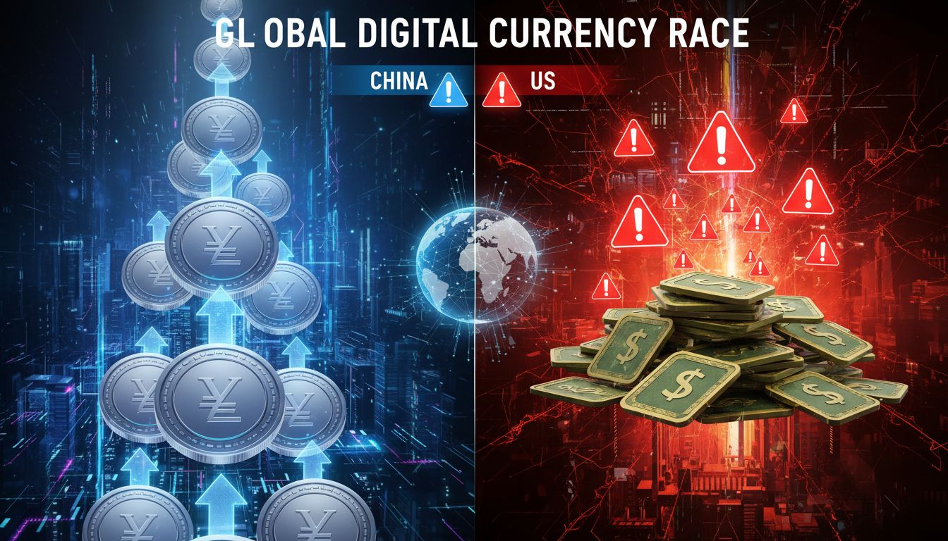 중국, 디지털 위안에 ‘이자 지급’ 선언…미국 스테이블코인 금지와 정면충돌