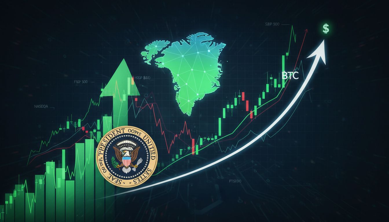 트럼프 ‘그린란드 관세’ 철회에 비트코인($BTC) 반등…레버리지 청산 후 첫 회복세