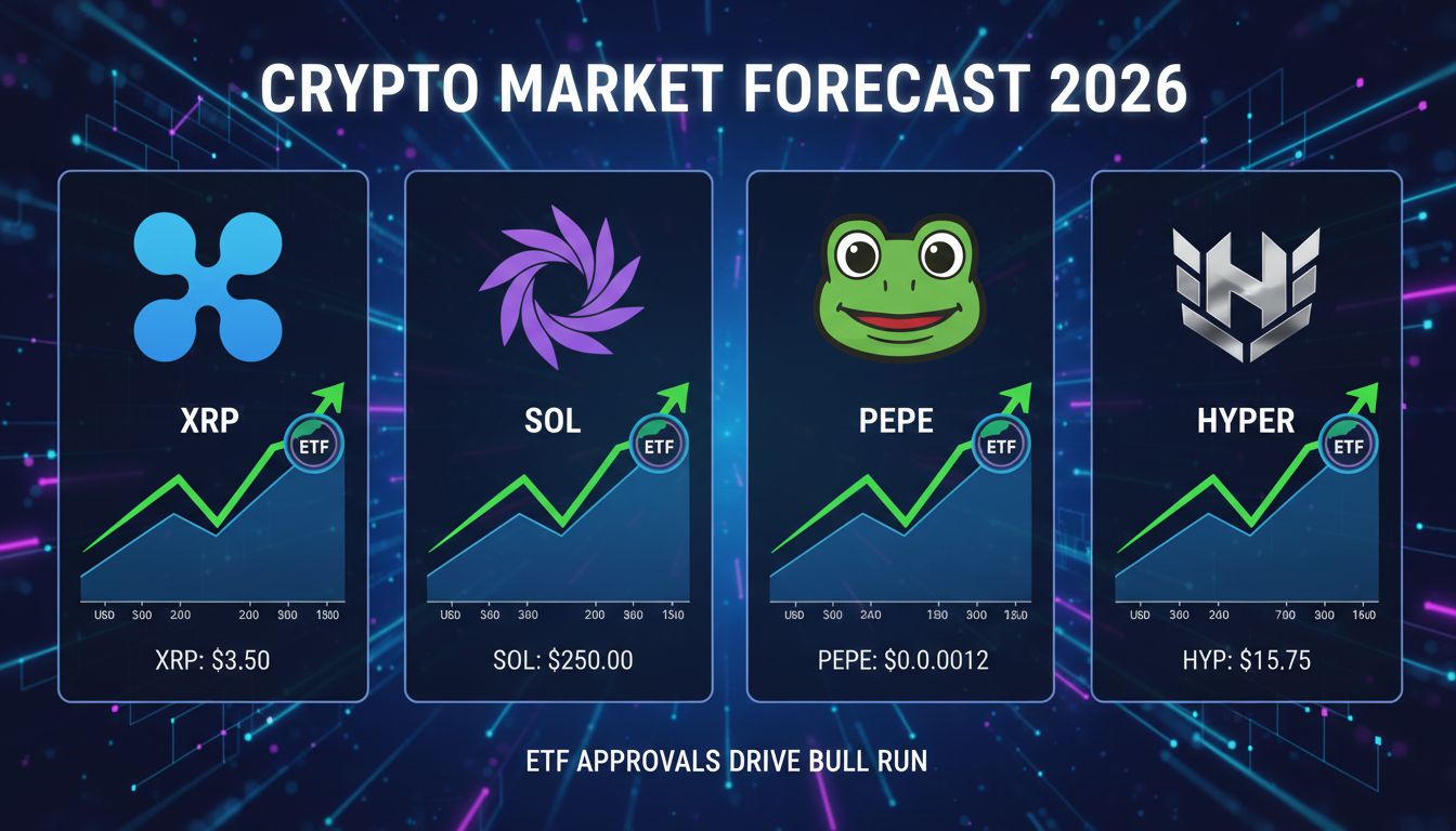 XRP·솔라나·페페·하이퍼…2026년 알트코인 랠리 이끌 4종목 주목