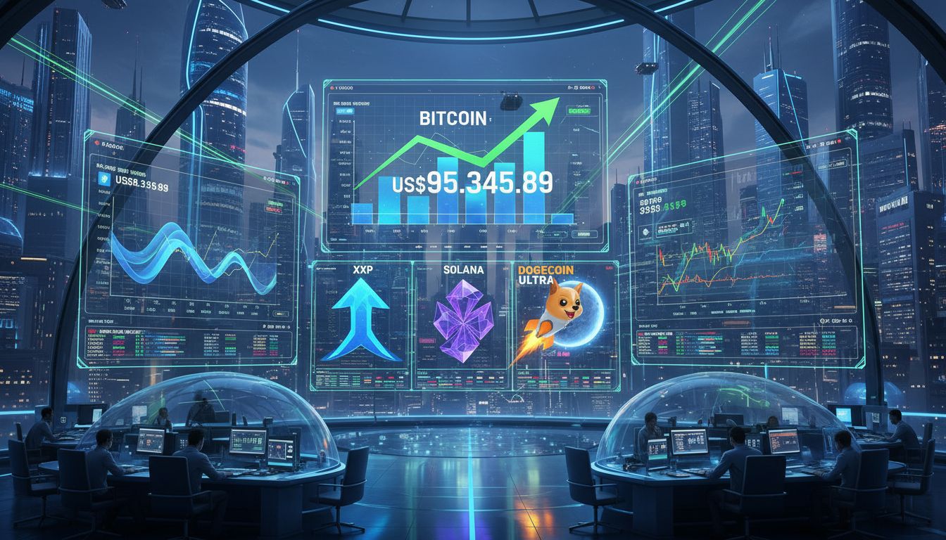 비트코인 9만 5,000달러 돌파…XRP·솔라나·맥시도지 유망 알트코인으로 부상