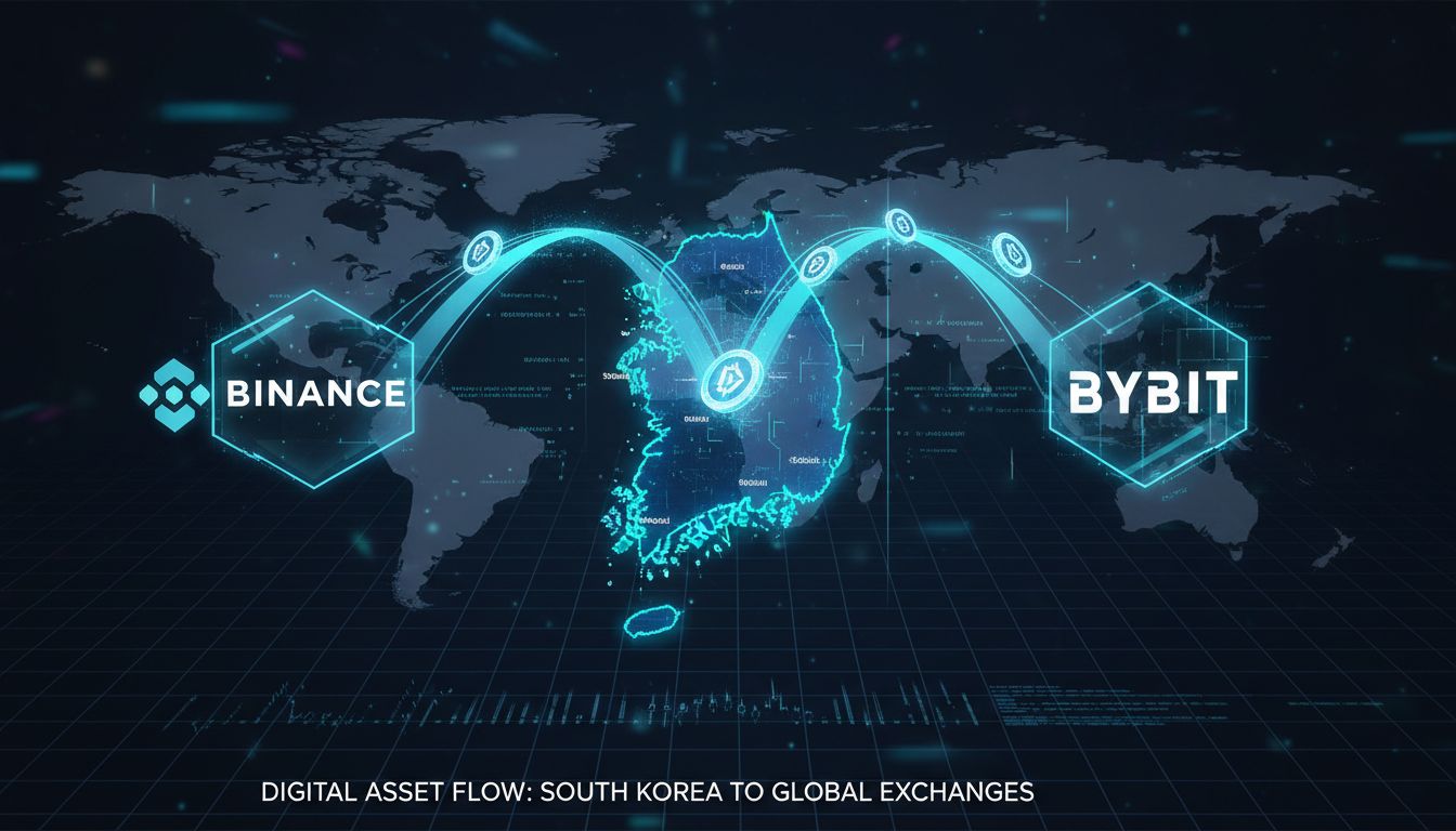 2025년 韓 암호화폐 자금 160조 원 이탈…해외 거래소로 ‘탈한국’ 본격화