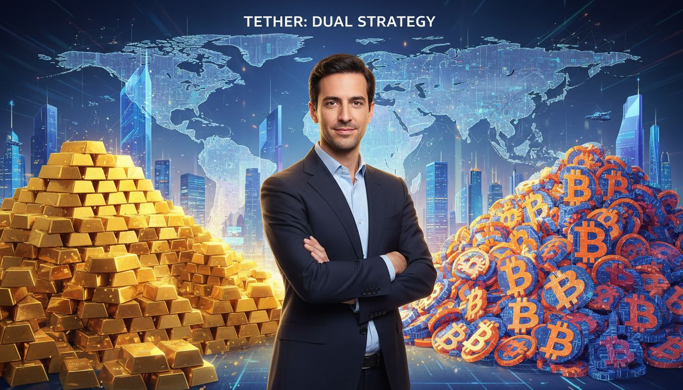 240억 달러 금 보유… 테더, 비트코인 이어 ‘금 거래소’ 도전