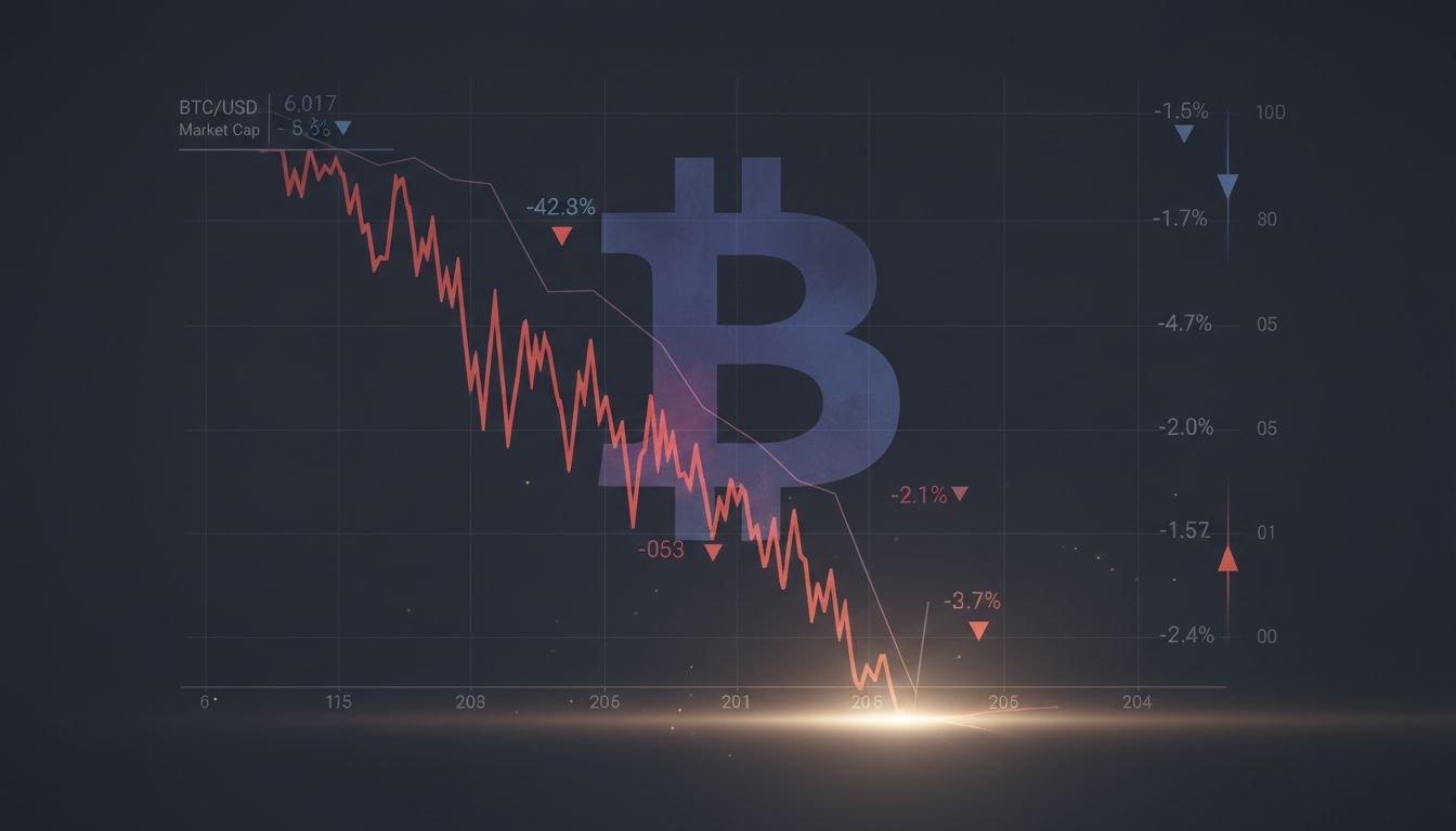 비트코인 샤프 비율 ‘-0.5’…저위험 구간 진입, 반등 신호일까