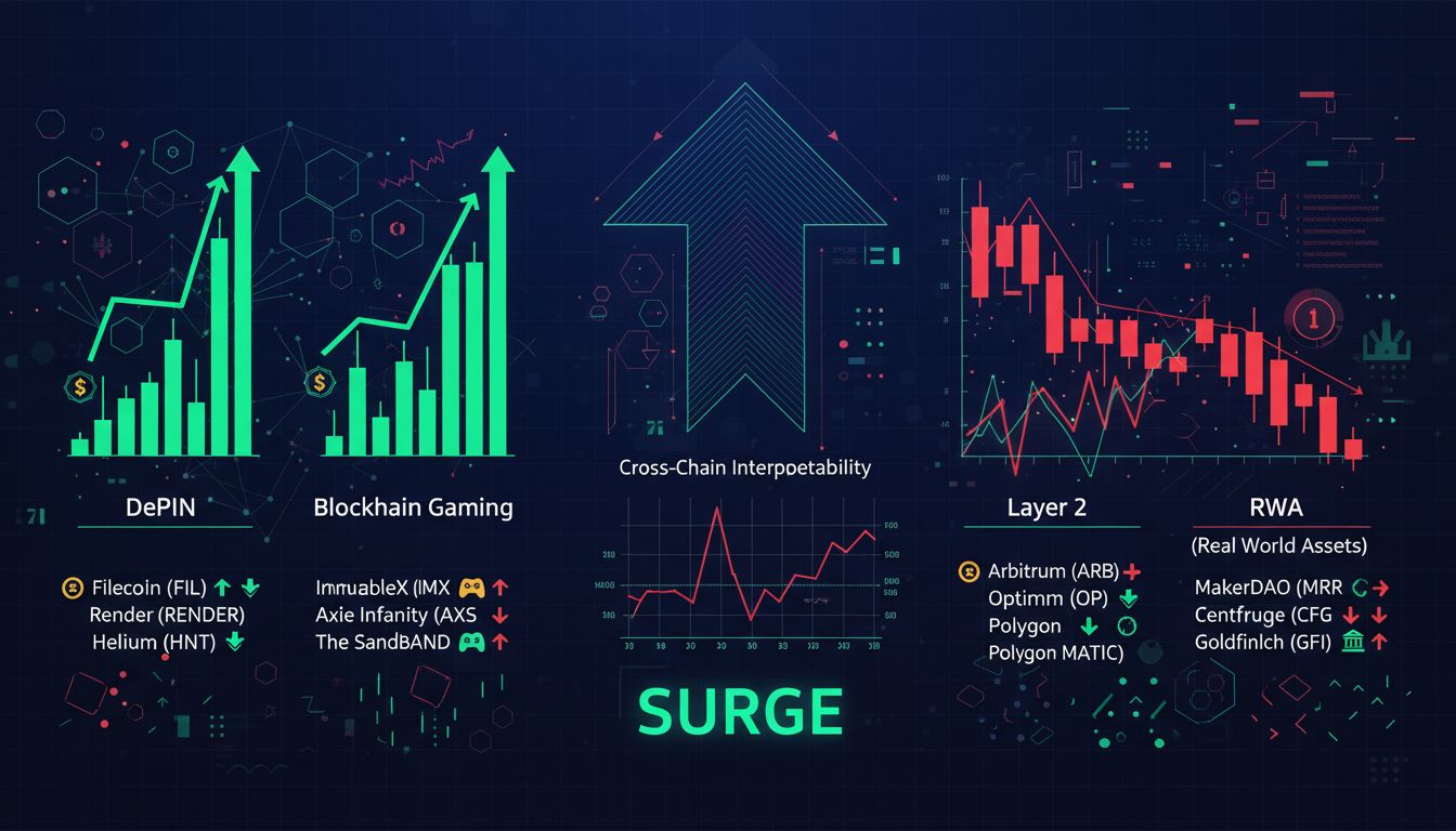 DePIN·Gaming 섹터 연말 급등…장기 약세 딛고 12% 이상 반등