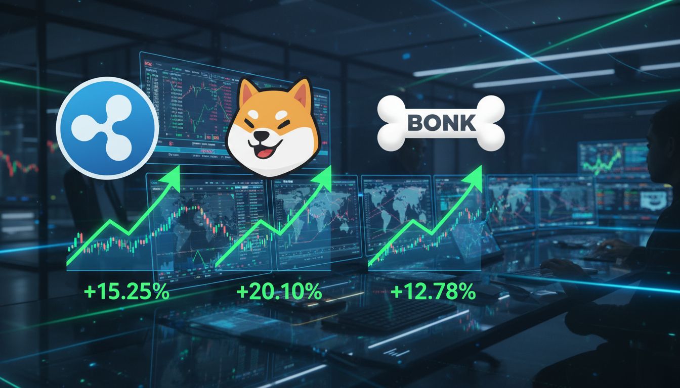 XRP·시바이누·봉크, 비트코인 점유율 하락 속 차세대 주자로 급부상