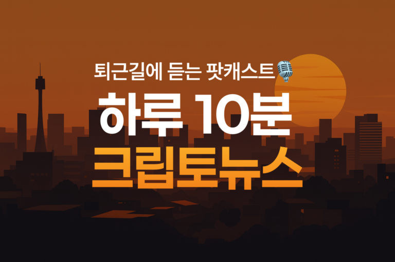 2월 10일 퇴근길 팟캐스트 — 비트코인 하락에 롱포 청산 급증…디파이·스테이블도 동반 위축