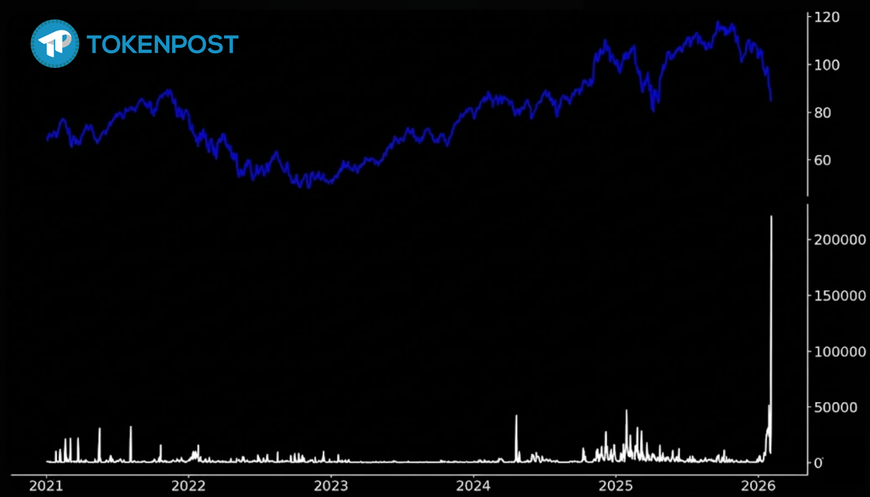 [시장분석] “공포에 사라”… 미 소프트웨어 ETF 콜옵션 ‘역대급’ 폭주, 반등 신호탄인가