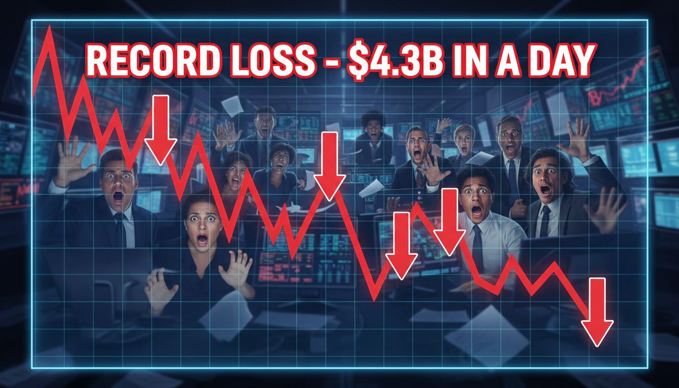 43억 달러 ‘패닉셀’… 비트코인, 루나·FTX보다 더 큰 손실 기록