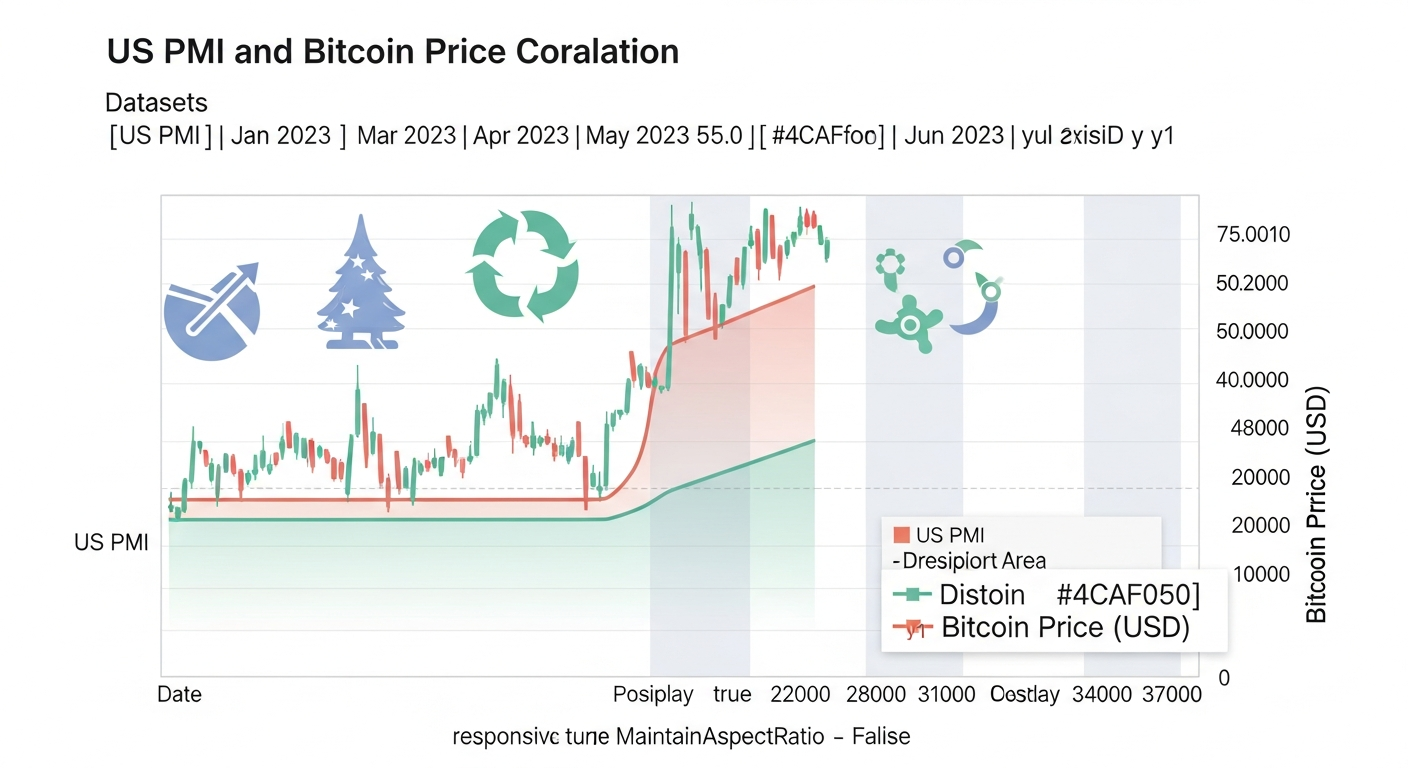 3년 만에 ’50 상회’…美 PMI 반등에 비트코인 강세 신호될까