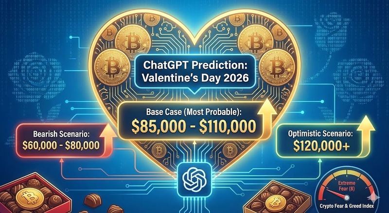밸런타인데이의 기적? 챗GPT "비트코인 12만 달러 갈 수도"