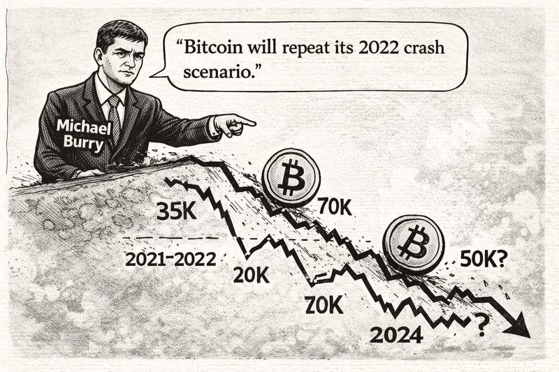 [코툰] "비트코인, 2022년 폭락장 시나리오 반복할 것"